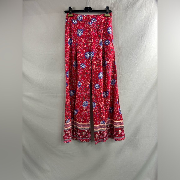 Boho Floral Wide Leg Pant - Picture 6 of 7